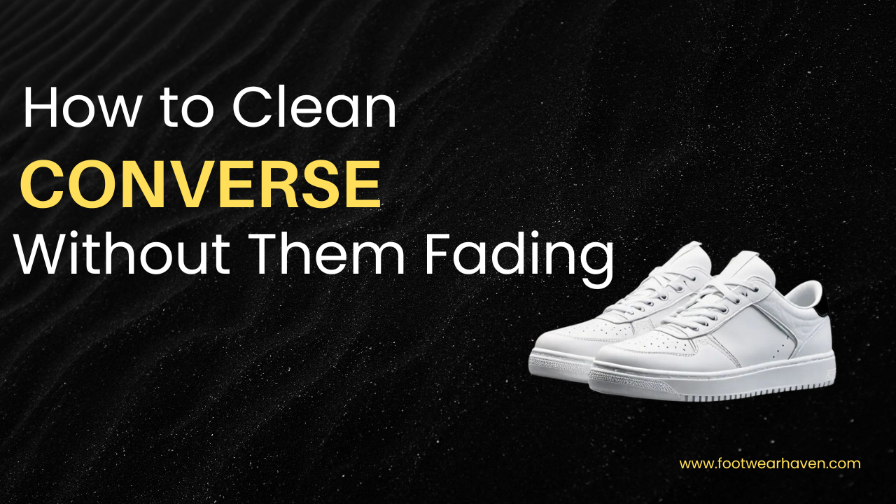 How to Clean Black Converse Without Them Fading?