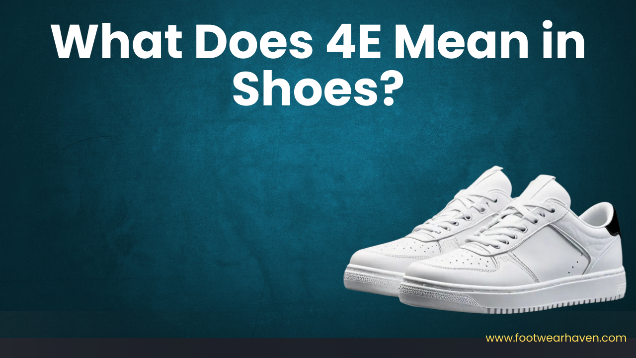 What Does 4E Mean in Shoes?